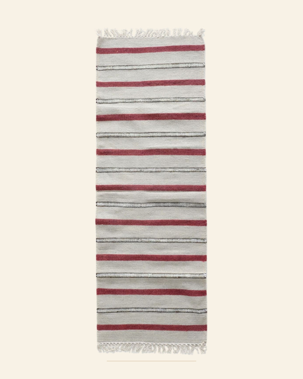 Rangrez Punja Durrie Carpet · Handwoven Rug — Saptadhārā studio