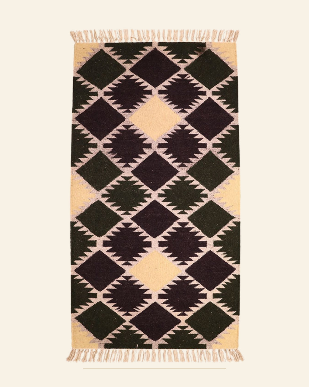Shyam Punja Durrie Carpet · Handwoven Rug — Saptadhārā studio