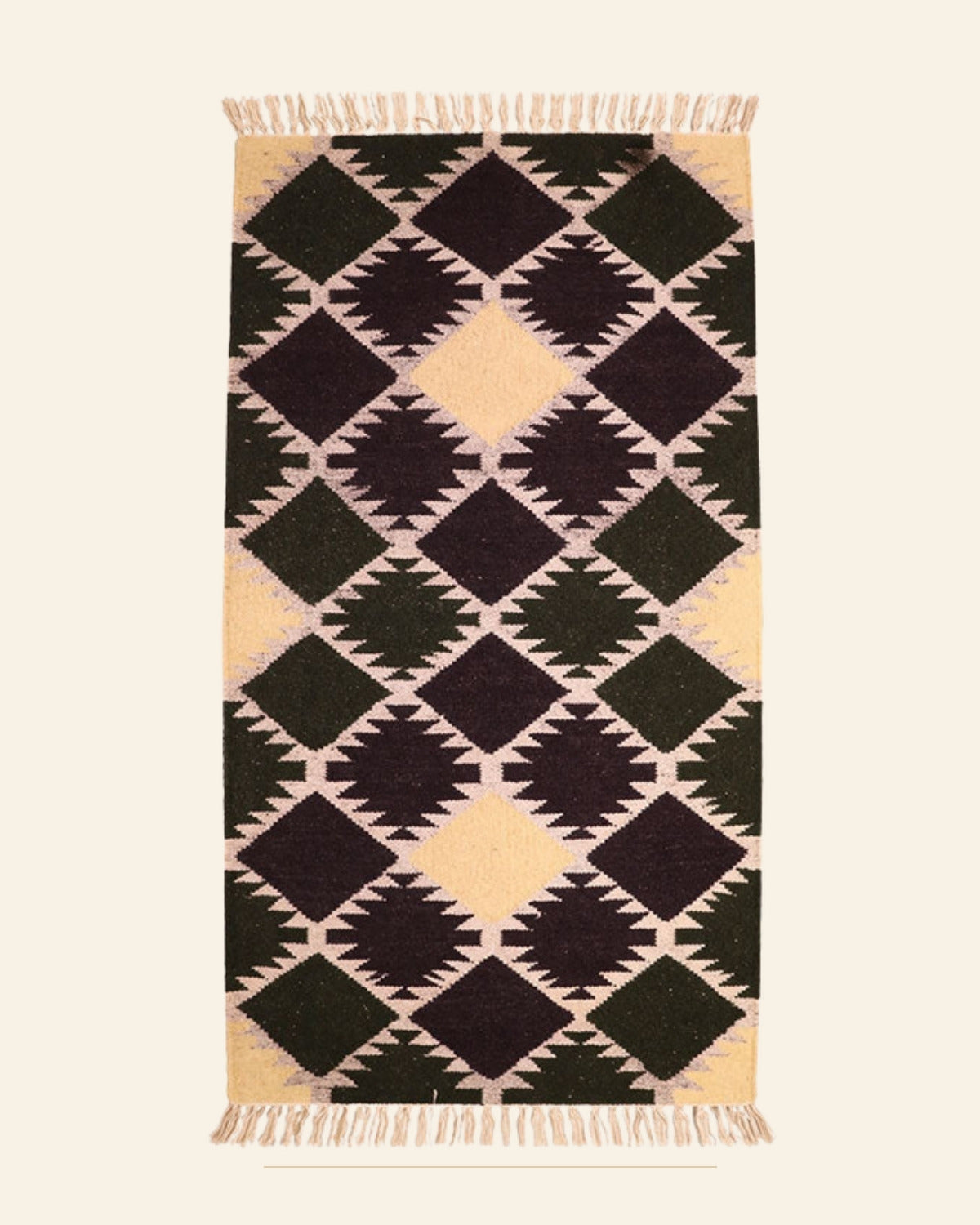 Shyam Punja Durrie Carpet · Handwoven Rug — Saptadhārā studio