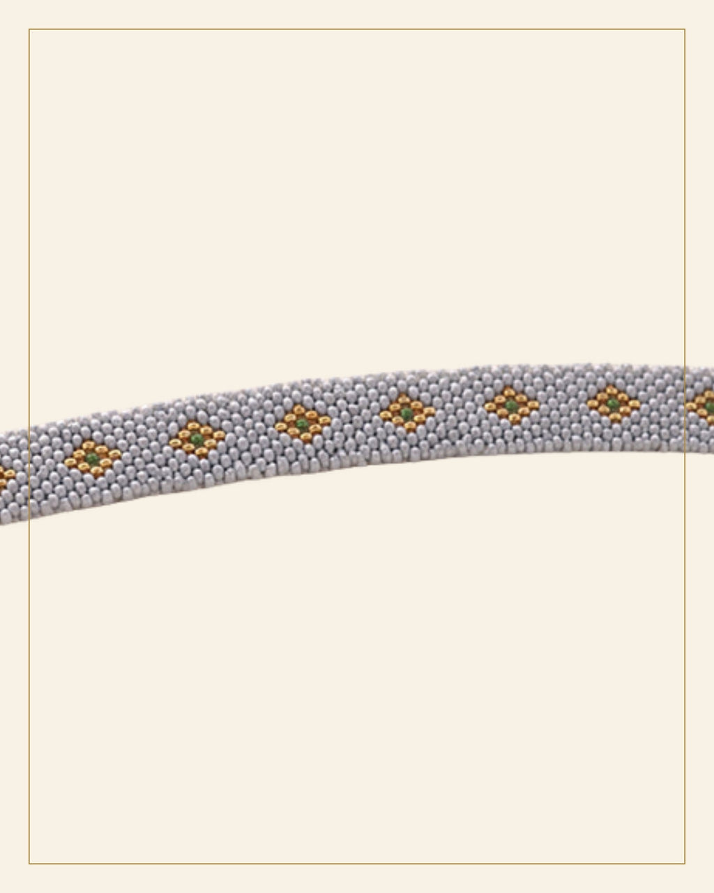 Dhuan Beaded Bracelet · Beadwork — Saptadhārā detail