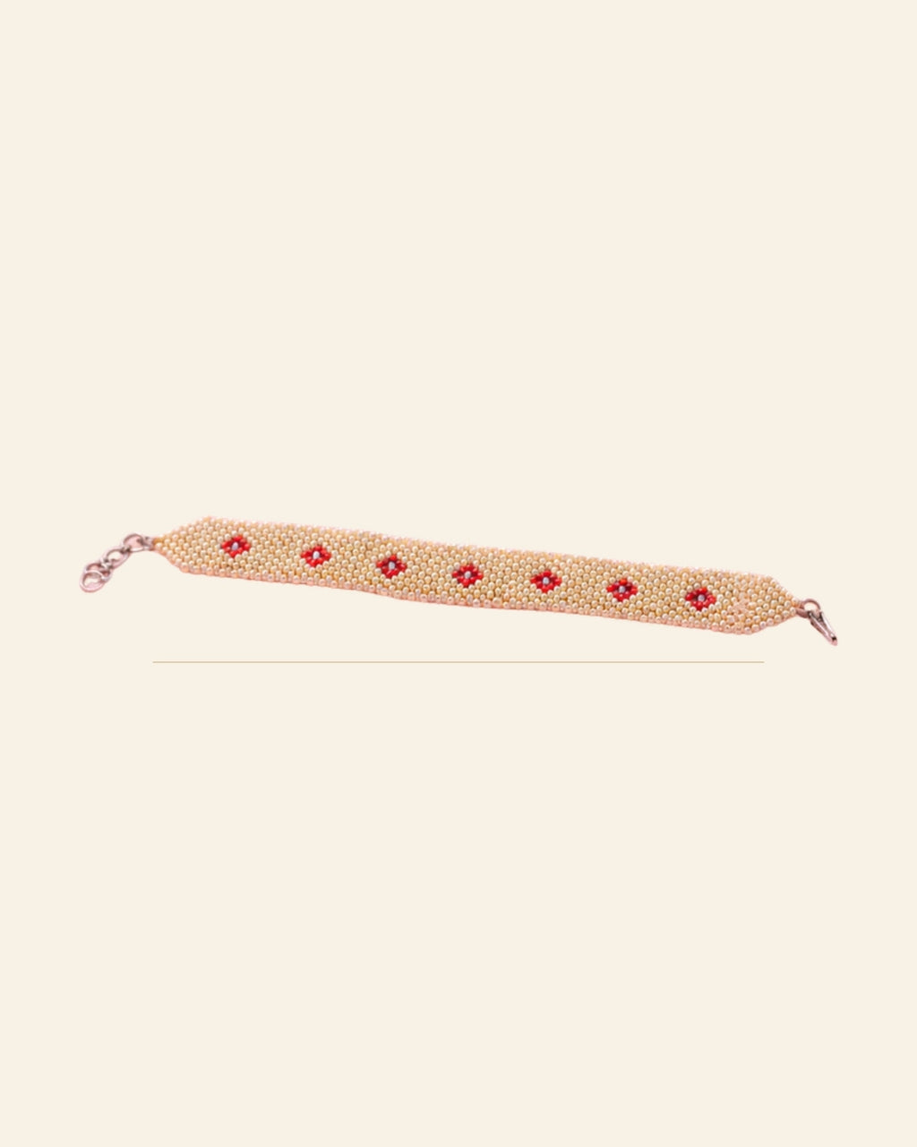 Sona Golden Beaded Bracelet · Beadwork — Saptadhārā studio