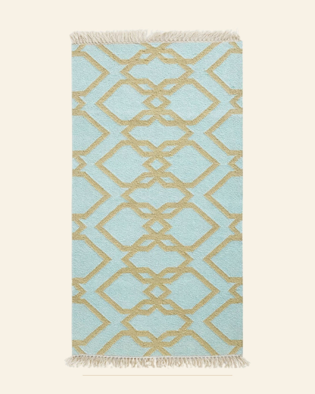 Chandni Punja Durrie Floor Carpet · Handwoven Rug — Saptadhārā studio
