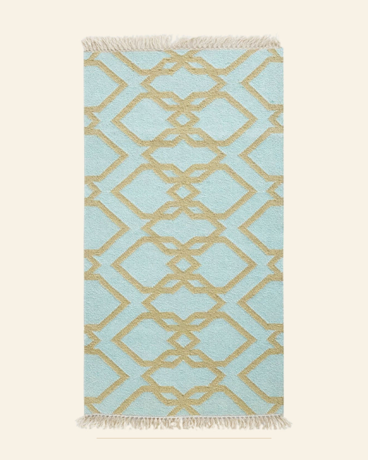 Chandni Punja Durrie Floor Carpet · Handwoven Rug — Saptadhārā studio
