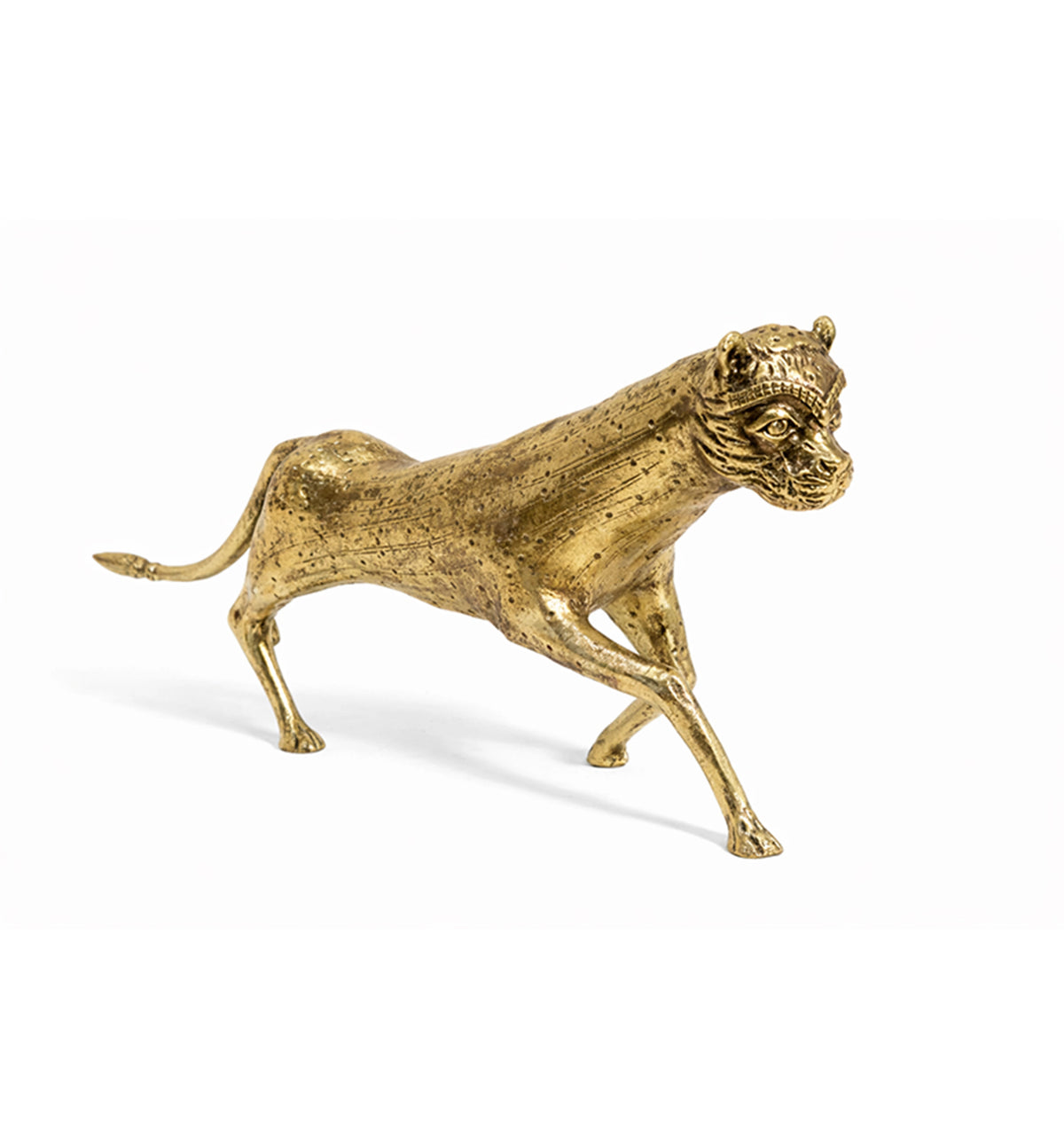 Handcrafted Brass Tribal Panther Showpiece