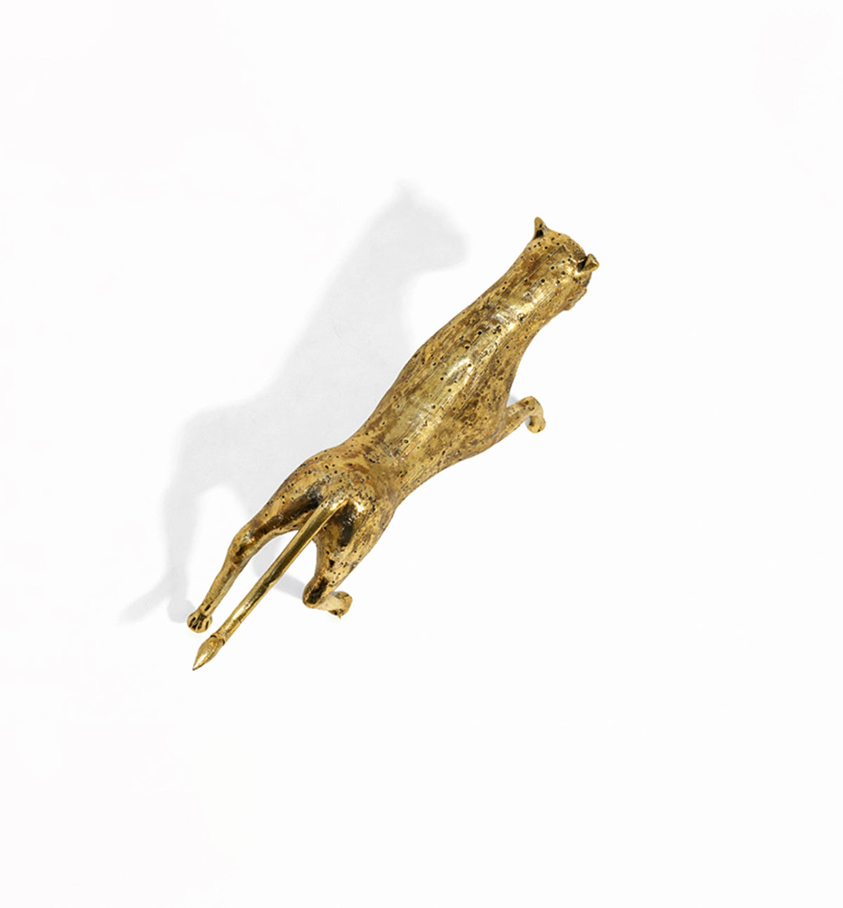 Handcrafted Brass Tribal Panther Showpiece