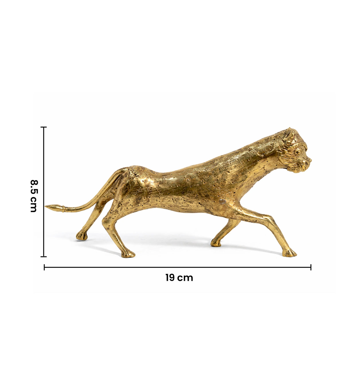 Handcrafted Brass Tribal Panther Showpiece