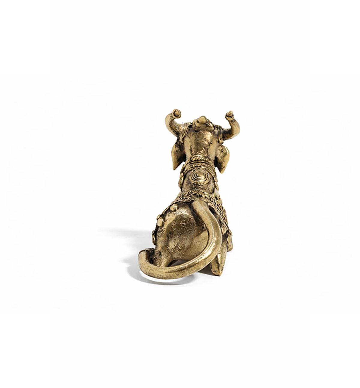Handcrafted Bhareva Brass Nandi Showpiece