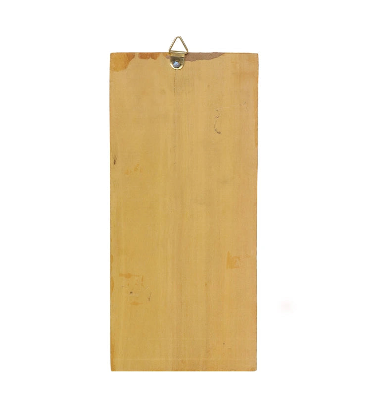 Hand-Carved Wooden Bird Frame Wall Hanging (small size )
