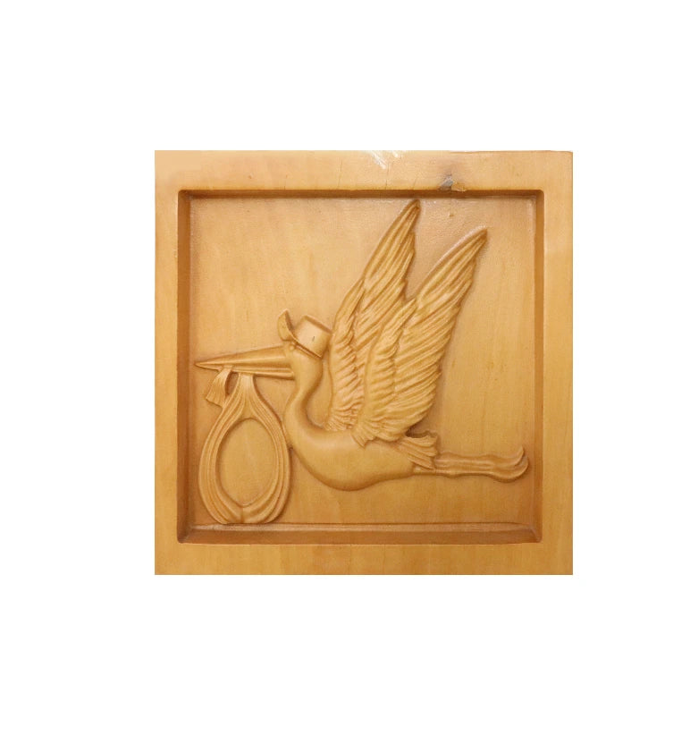 Hand-Carved Wooden Flying Bird Frame Wall Hanging (small size )