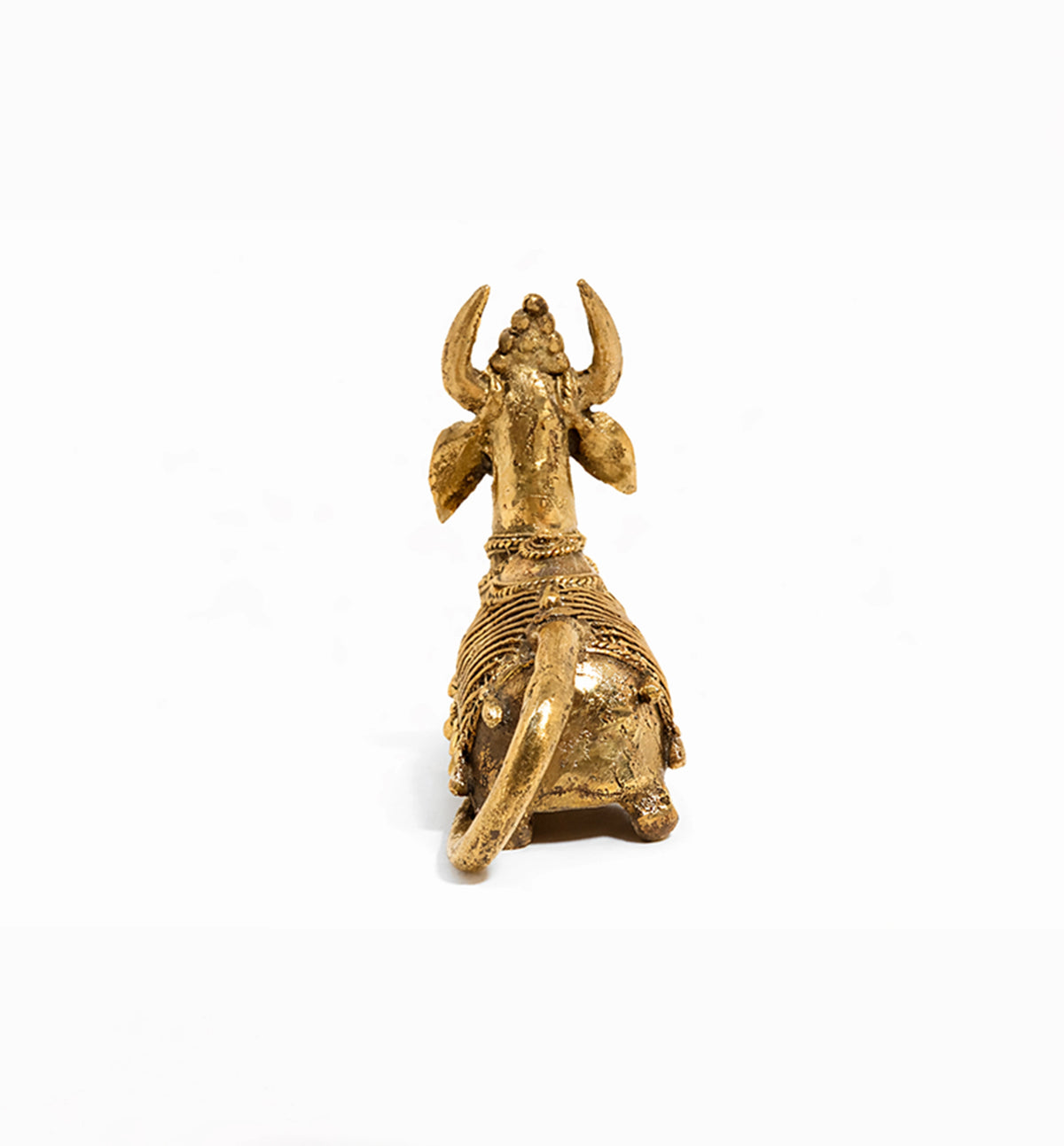 Handcrafted Bhareva Brass Nandi Showpiece