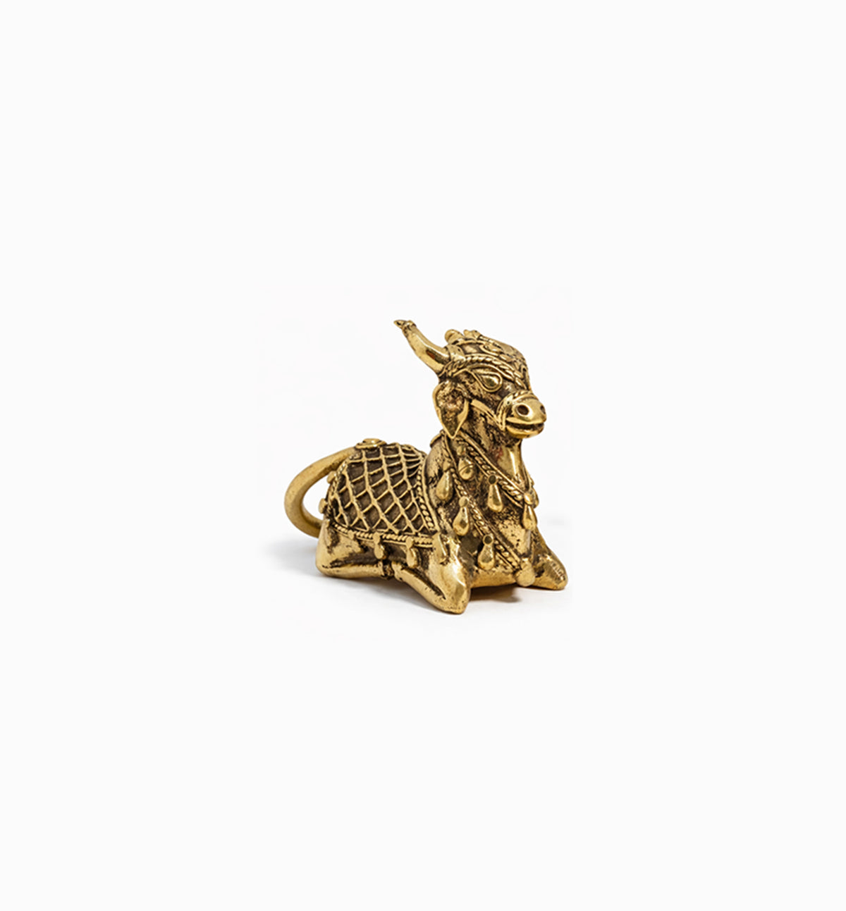 Handcrafted Bhareva Brass Nandi Bull Idol
