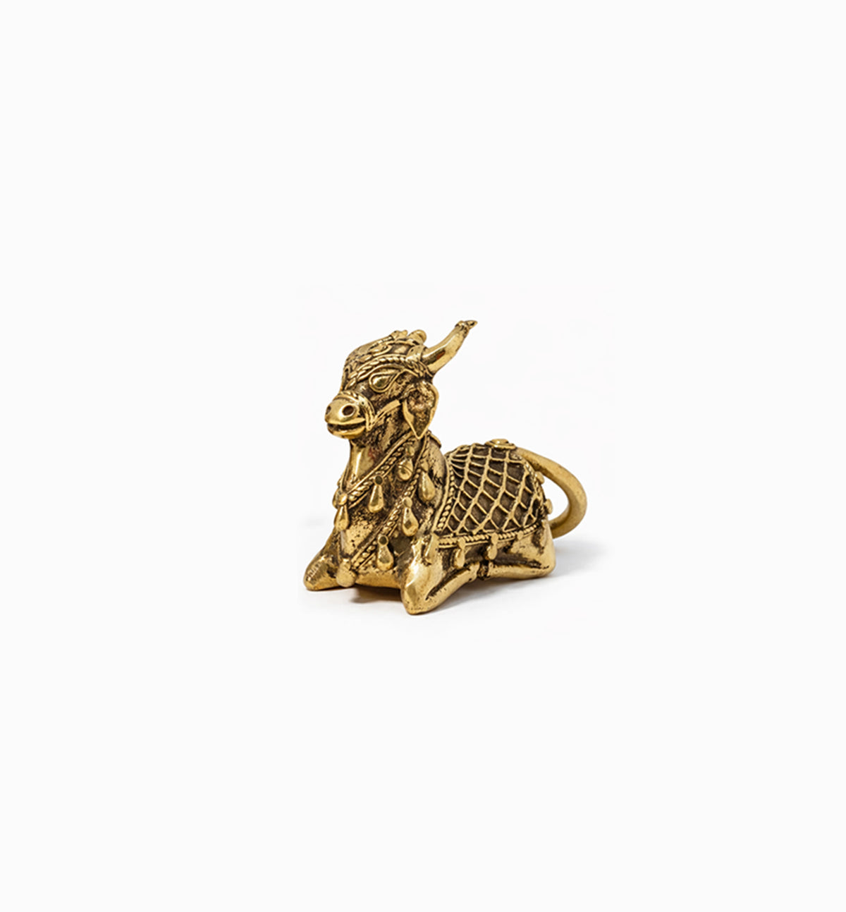 Handcrafted Bhareva Brass Nandi Bull Idol