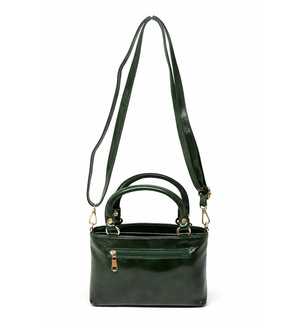Premium Handcrafted Sheep Leather Floral Applique Handbag