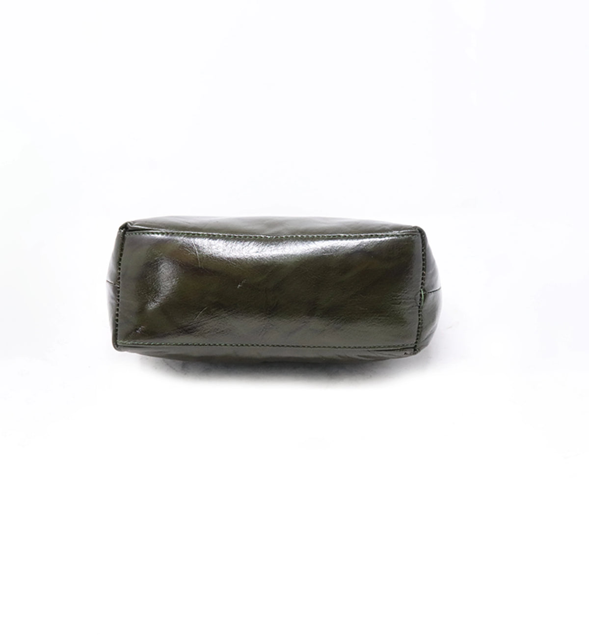 Premium Handcrafted Sheep Leather Pleated Shoulder Bag – Classic Black