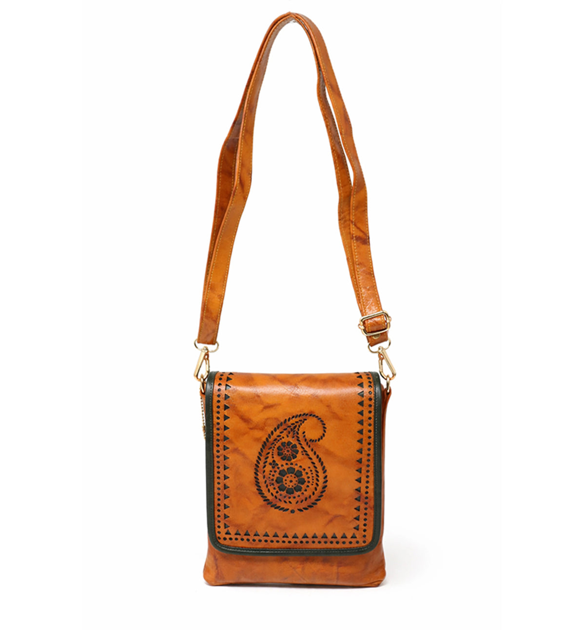 Premium Handcrafted Sheep Leather Passport Sling Bag