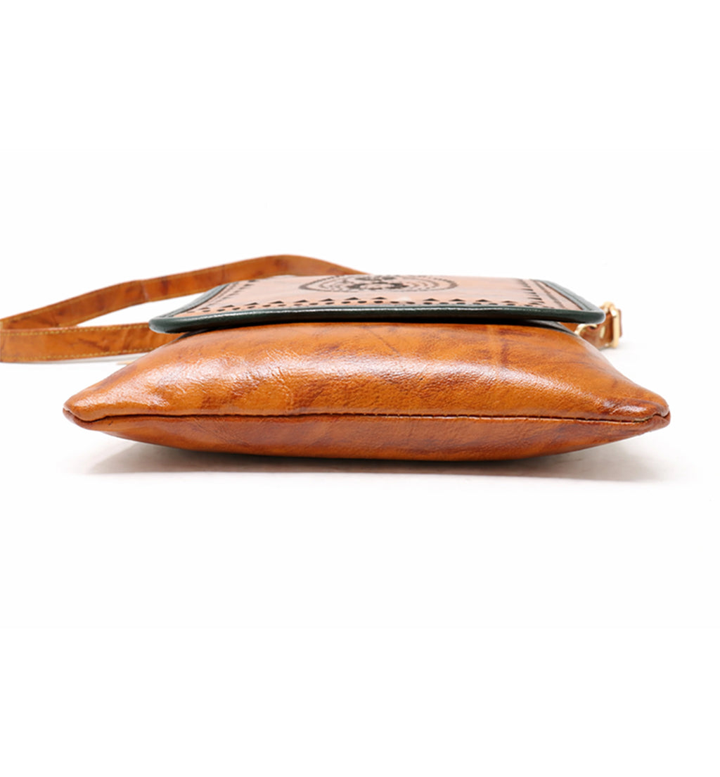 Premium Handcrafted Sheep Leather Passport Sling Bag