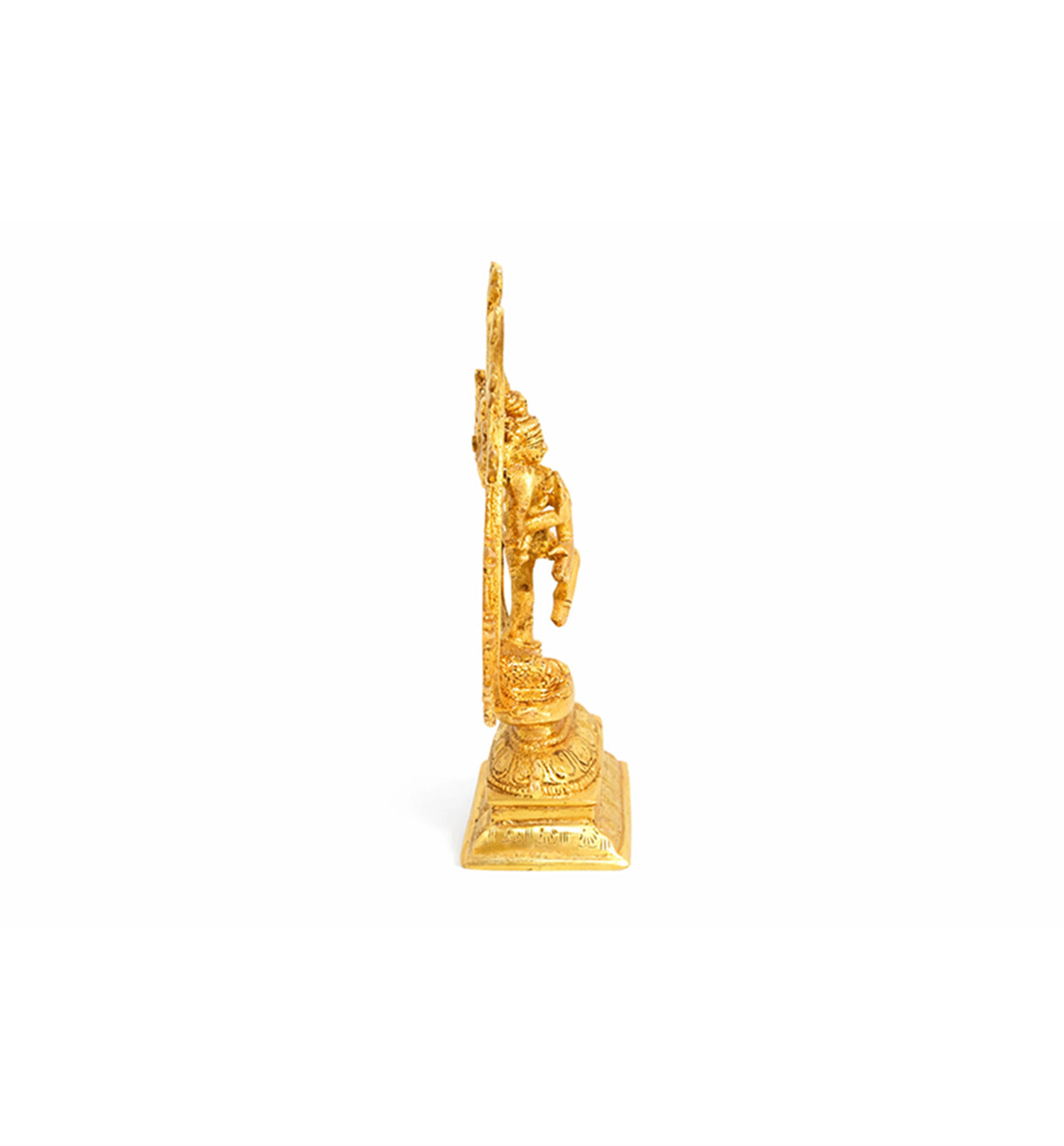 Handcrafted Brass Nataraja Idol – Gold Finish