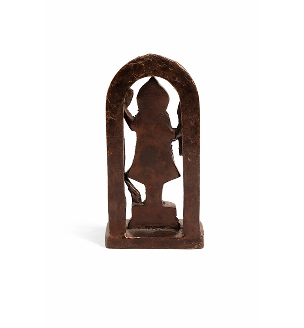 Handcrafted Bell Metal Lord Ram Idol – Dark Antique Finish