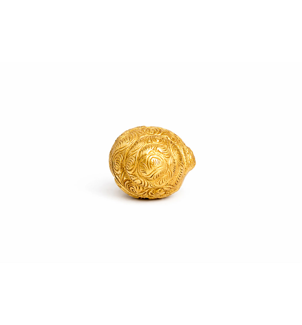 Handcrafted Brass Shankh (Conch) – Decorative Gold Finish