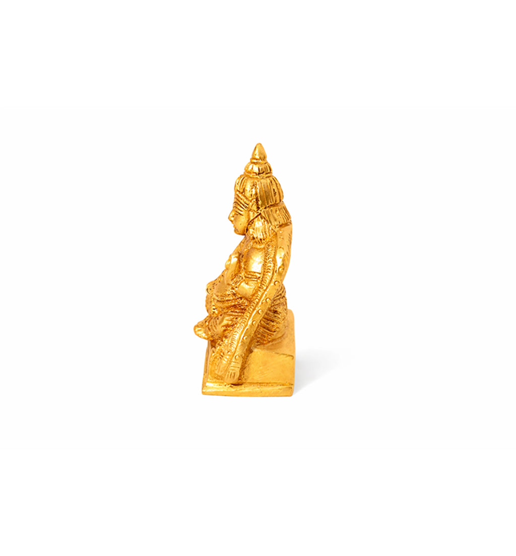 Handcrafted Brass Kuber Maharaj Idol – Gold Finish