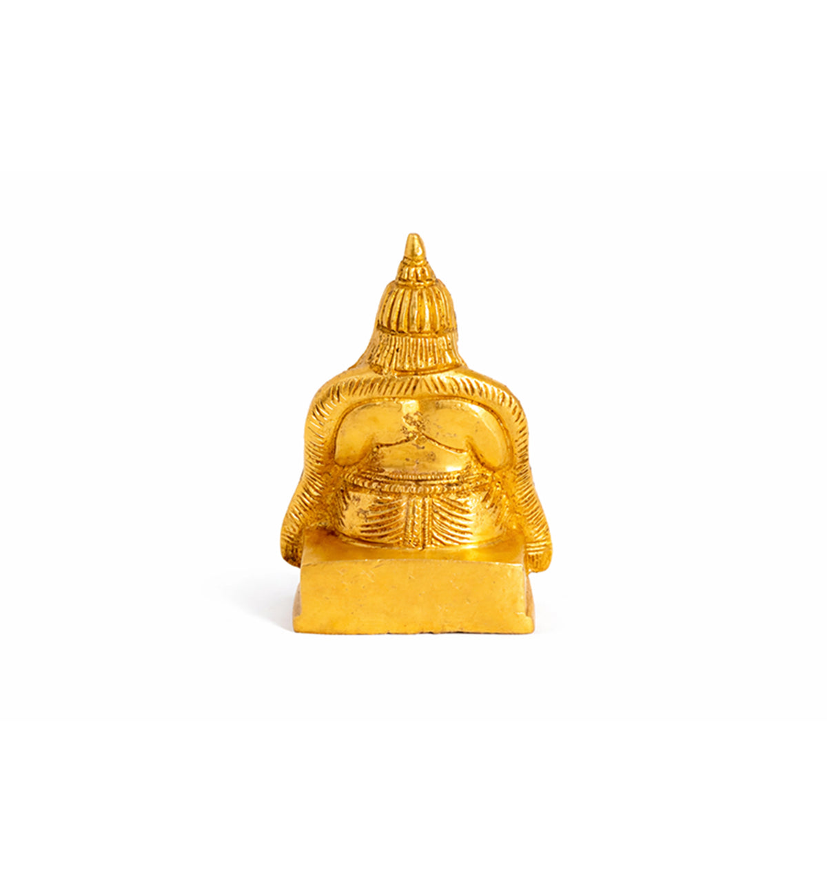 Handcrafted Brass Kuber Maharaj Idol – Gold Finish