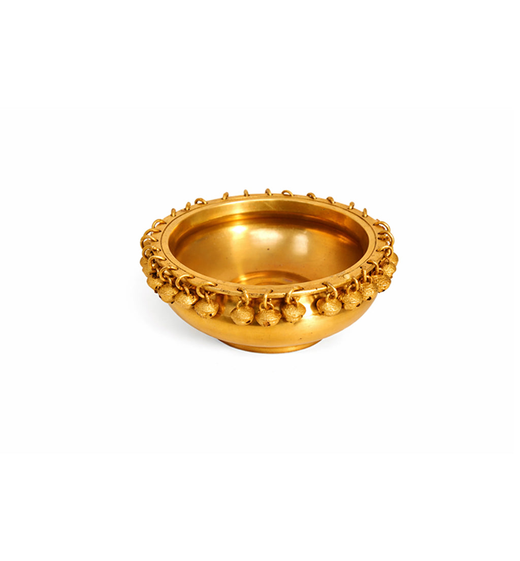 Handcrafted Bell Metal Urli Bowl – Traditional Decorative Finish