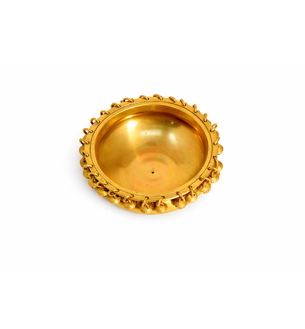 Handcrafted Bell Metal Urli Bowl – Traditional Decorative Finish