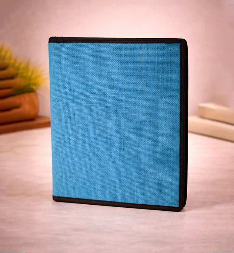 Handcrafted Jute File Folder – Eco-Friendly Document Organizer