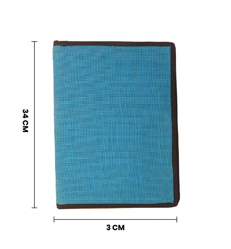 Handcrafted Jute File Folder – Eco-Friendly Document Organizer
