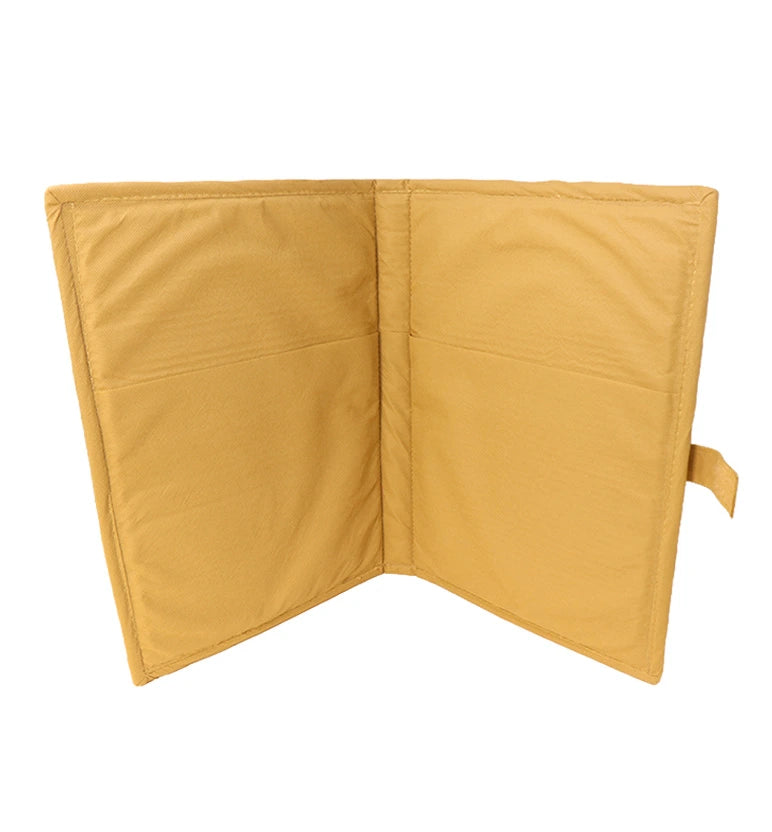 Handcrafted fabric File Folder –  beige color