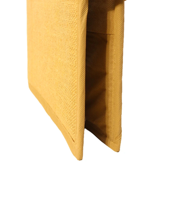 Handcrafted fabric File Folder –  beige color
