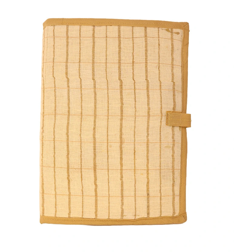 Handcrafted fabric File Folder – Striped Motif