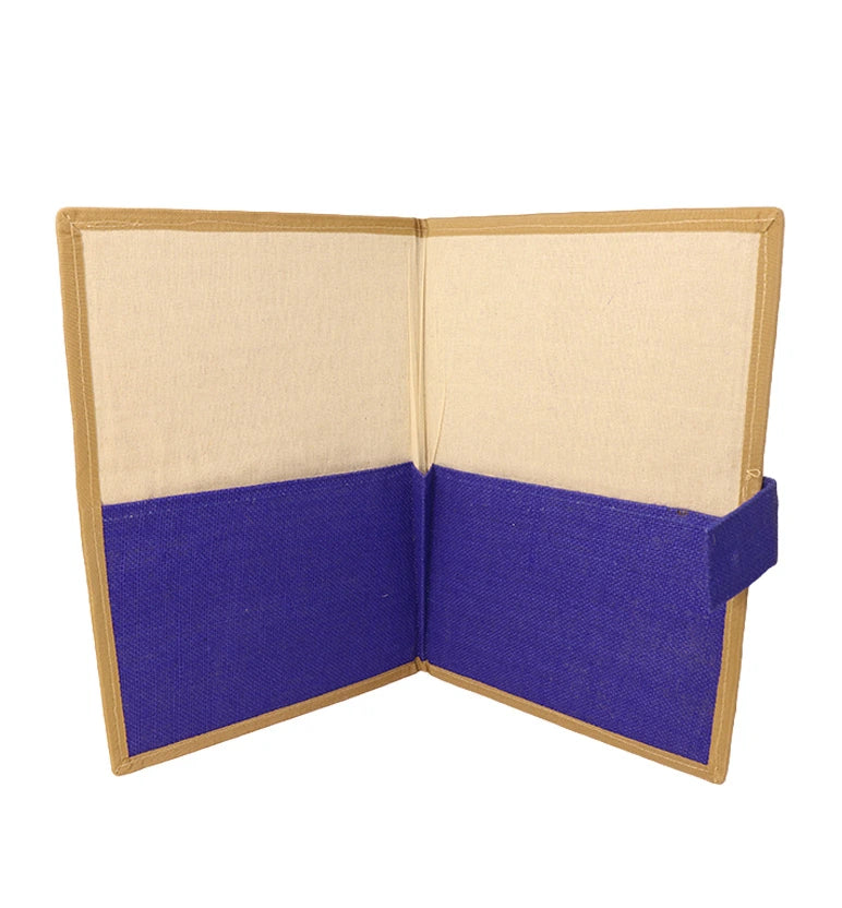 Handcrafted File Folder – Blue Decorative