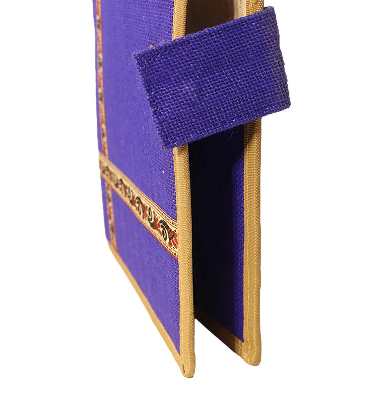 Handcrafted File Folder – Blue Decorative
