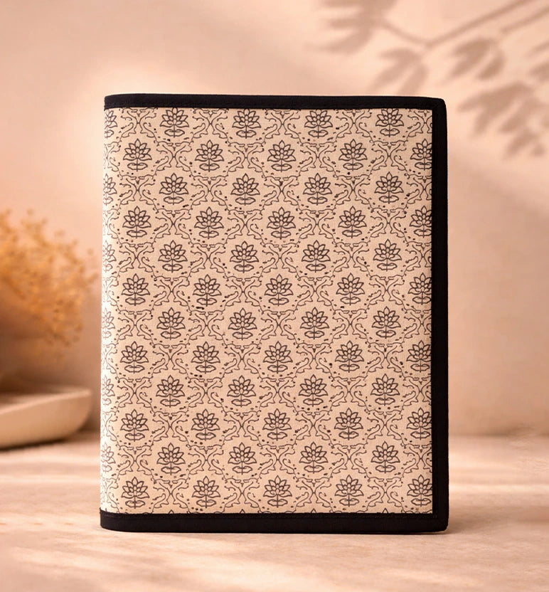 Traditional handcrafted Fabric File Folder – floral printed