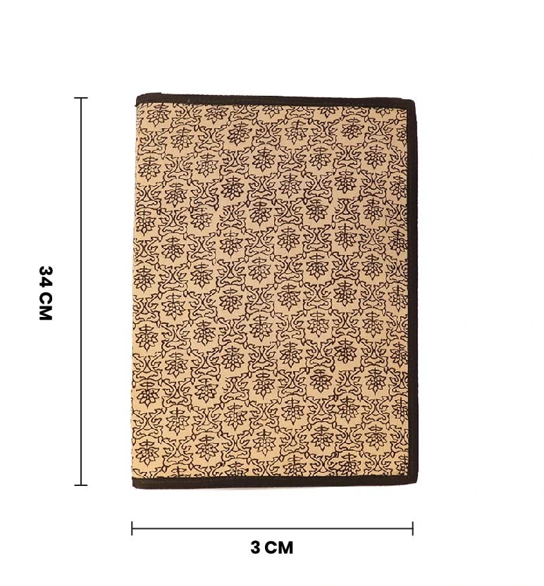 Traditional handcrafted Fabric File Folder – floral printed