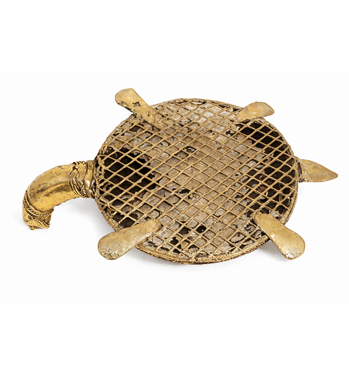 Handcrafted Brass Kachua (Tortoise) Showpiece – Large (Bhareva Craft)