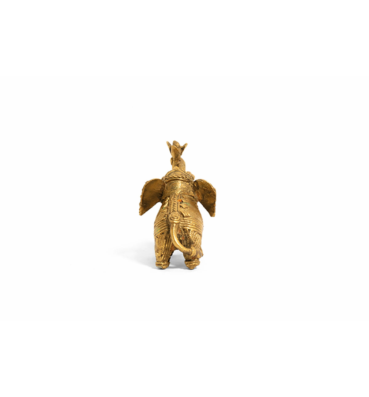 Handcrafted Brass Elephant with Lotus – Small (Decorative Tail) | Bhareva  Craft Showpiece