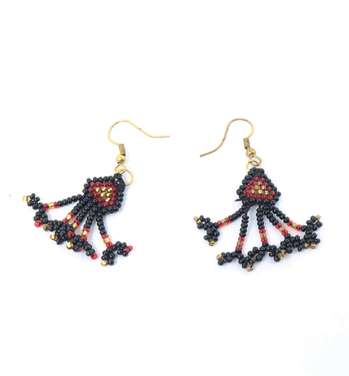 Handcrafted Beaded Choker Necklace Set with Medium Size Pendant