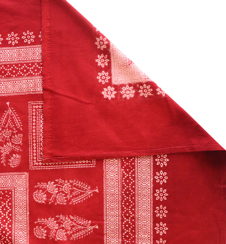 Hand Block Printed Bagh Cotton Double Bed Sheet
