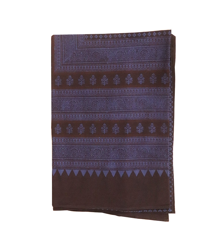 Hand Block Printed Bagh Cotton Single Bed Sheet