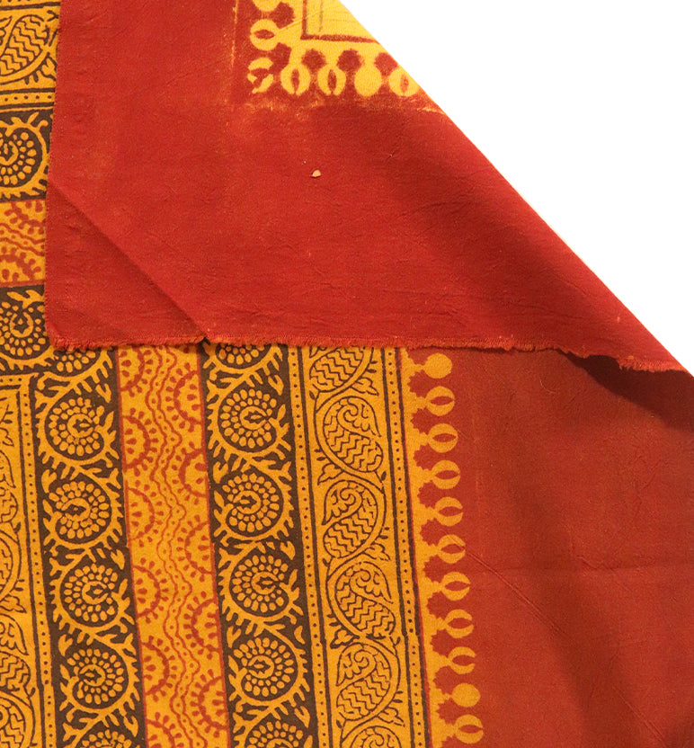 Hand Block Printed Bagh Cotton Single Bed Sheet