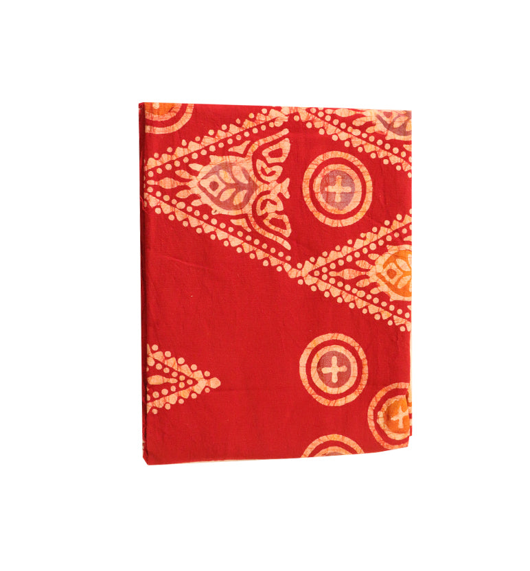 Handcrafted Batik Print Cotton Single Bed Sheet with Two Pillow Covers