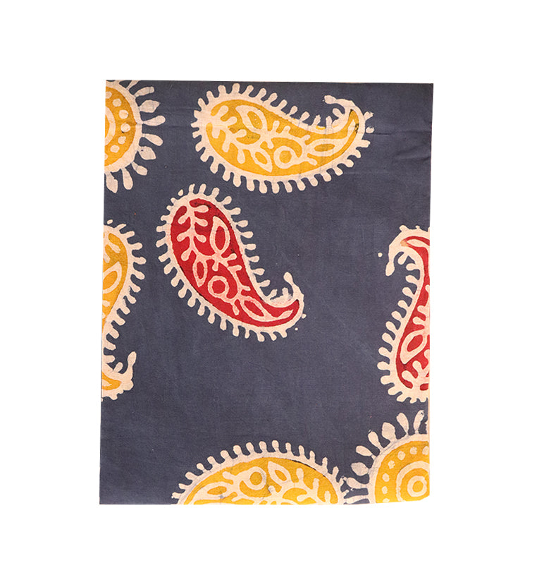 Handcrafted Batik Print Cotton Single Bed Sheet with Two Pillow Covers