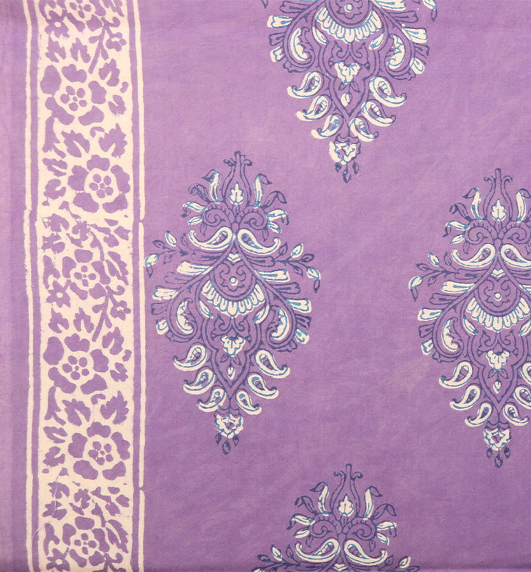 Handcrafted Dabu Print Cotton Dress Material – 3 Piece Set