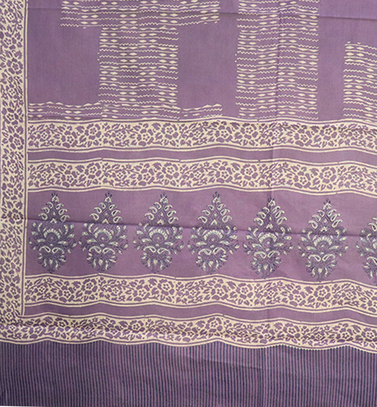 Handcrafted Dabu Print Cotton Dress Material – 3 Piece Set