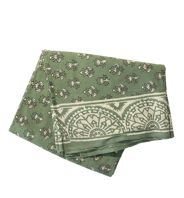 Handcrafted Dabu Print Cotton Dress Material – 3 Piece Set
