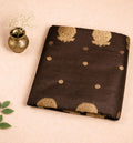 Handloom Chanderi Silk Mercerized Cotton Saree with Meena Booti