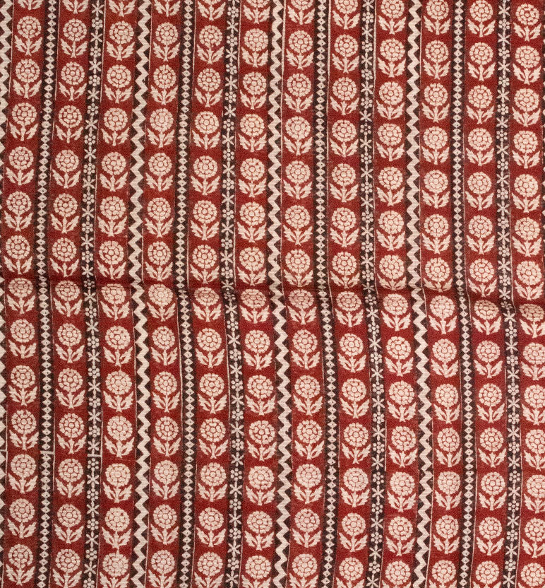 Bagh Print Maheshwari Cotton-Silk Saree – Hand Block Printed