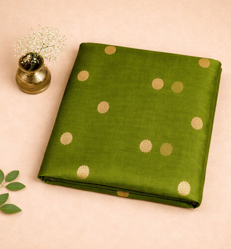Handwoven Chanderi Silk & Silk Saree